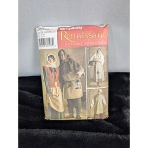 Simplicity‎ 3806 Renaissance Costume Pattern Unisex XS-XL UNCUT